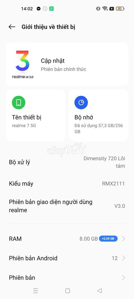 Realme 7 5G 256GB Đen. Mua bán Điện thoại tại Quận Bắc Từ Liêm Hà Nội được đăng bởi Văn Đức hình 1
