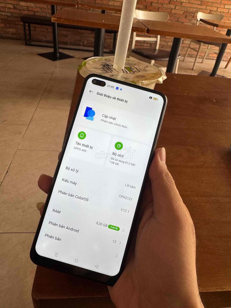 Oppo A93 128GB đen
