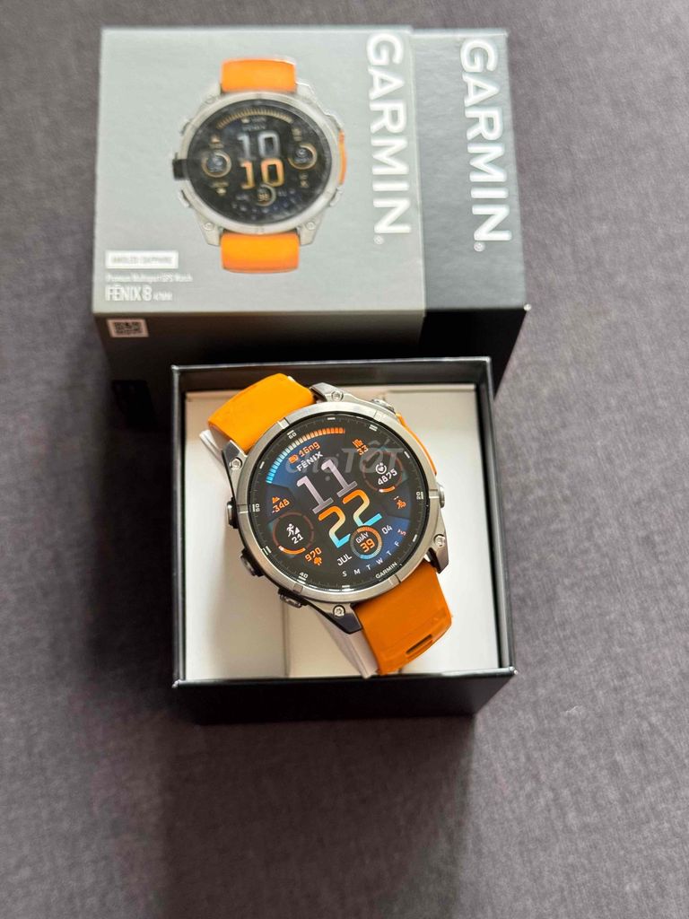 Garmin Fenix 8 Amoled Sapphire Cam 47mm. Mua bán Thiết bị đeo thông minh tại Quận 8 Tp Hồ Chí Minh được đăng bởi Quỳnh Như hình 1