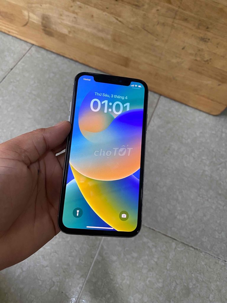 Apple iPhone X 64GB Trắng Đã sử dụng. Mua bán Điện thoại tại Quận 12 Tp Hồ Chí Minh được đăng bởi KHANG hình 1