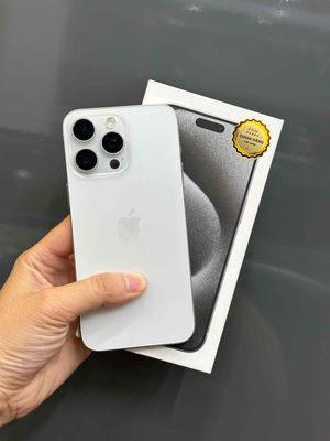 iPhone 15 Pro Max 256GB Trắng VN Fullbox 98%