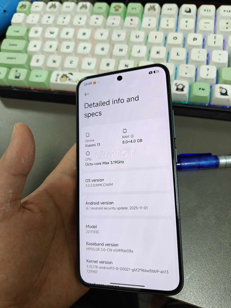Xiaomi 13 256GB Đen. Mua bán Điện thoại tại Quận 12 Tp Hồ Chí Minh được đăng bởi Điện Thoại Giá Tốt hình 1