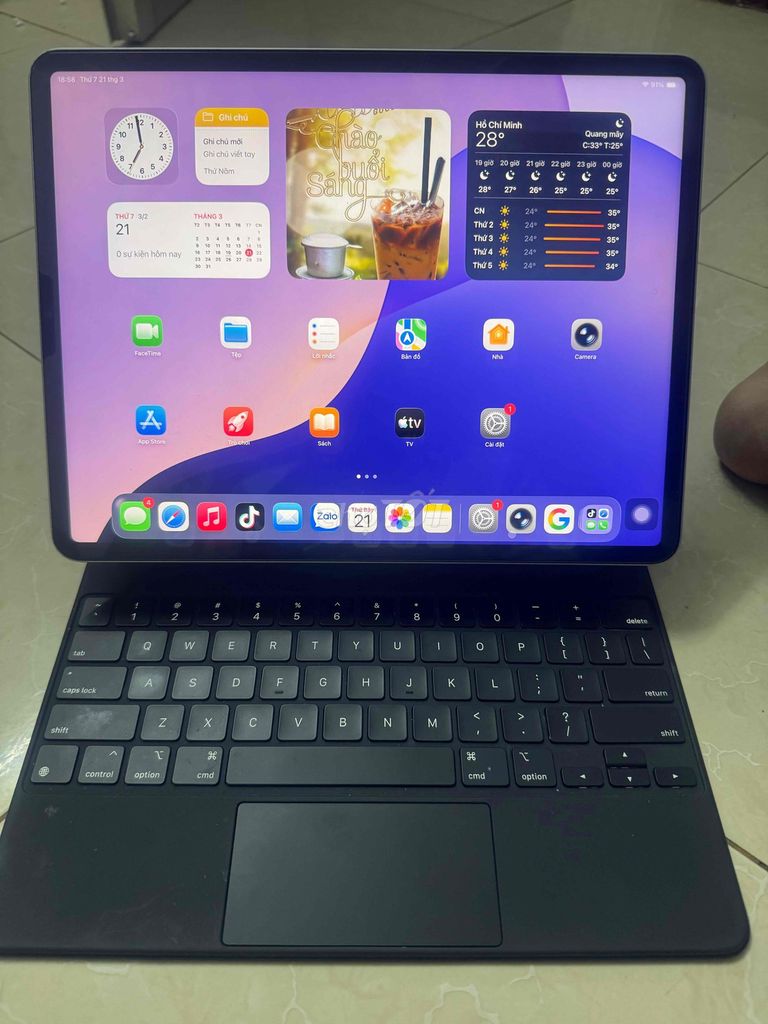 Apple iPad Pro 12.9 inch 128GB bạc. Mua bán Máy tính bảng tại Thành phố Buôn Ma Thuột Đắk Lắk được đăng bởi Vt Home Decor Viet Nam hình 1