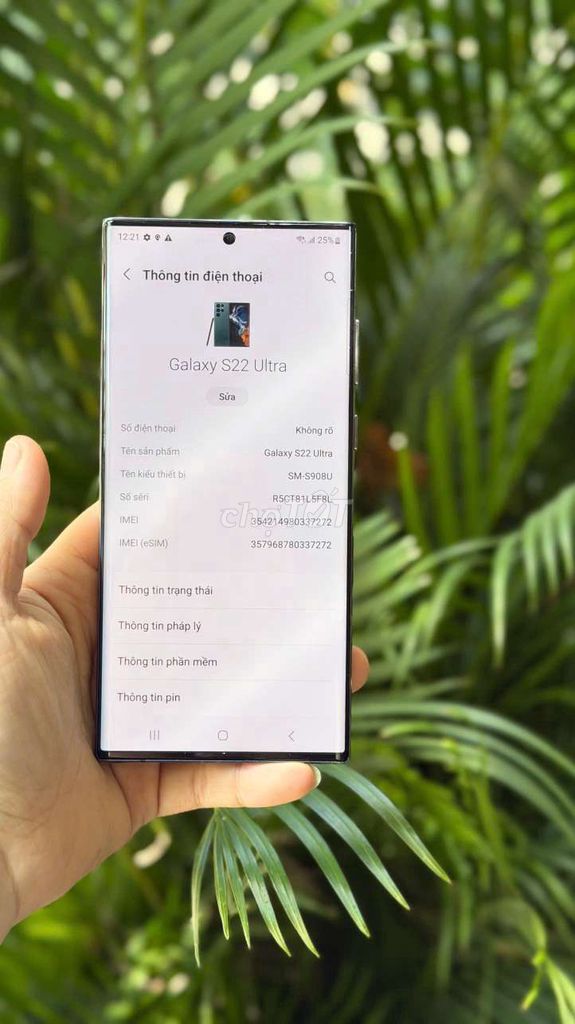 Samsung Galaxy S22 Ultra 128GB Xanh. Mua bán Điện thoại tại Quận Ngũ Hành Sơn Đà Nẵng được đăng bởi xùBBQ hình 1