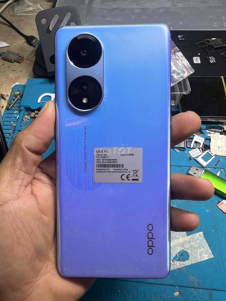 Oppo Reno 8 T 5G 256GB Tím. Mua bán Điện thoại tại Huyện Long Điền Bà Rịa - Vũng Tàu được đăng bởi việt thắng hình 1