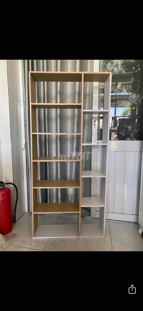 Kệ sách gỗ 130x60x17 cm. Mua bán Tủ, kệ gia đình tại Thị xã Bến Cát Bình Dương được đăng bởi Diem Phúc hình 1