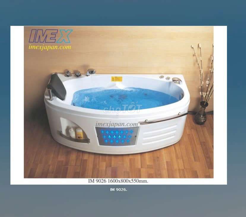 Bồn tắm massage IMEX Việt Nhật IM 9026. Mua bán Thiết bị vệ sinh, nhà tắm tại Huyện Nhà Bè Tp Hồ Chí Minh được đăng bởi IMEX Việt Nhật hình 1