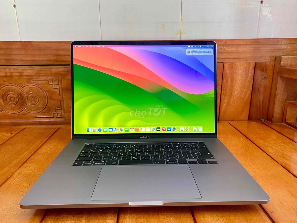 Macbook Pro 16in 2019 i7 16GB/512GB pin 12 lần. Mua bán Laptop tại Quận Bình Thạnh Tp Hồ Chí Minh được đăng bởi NGUYEN THI NGOC BINH  hình 1