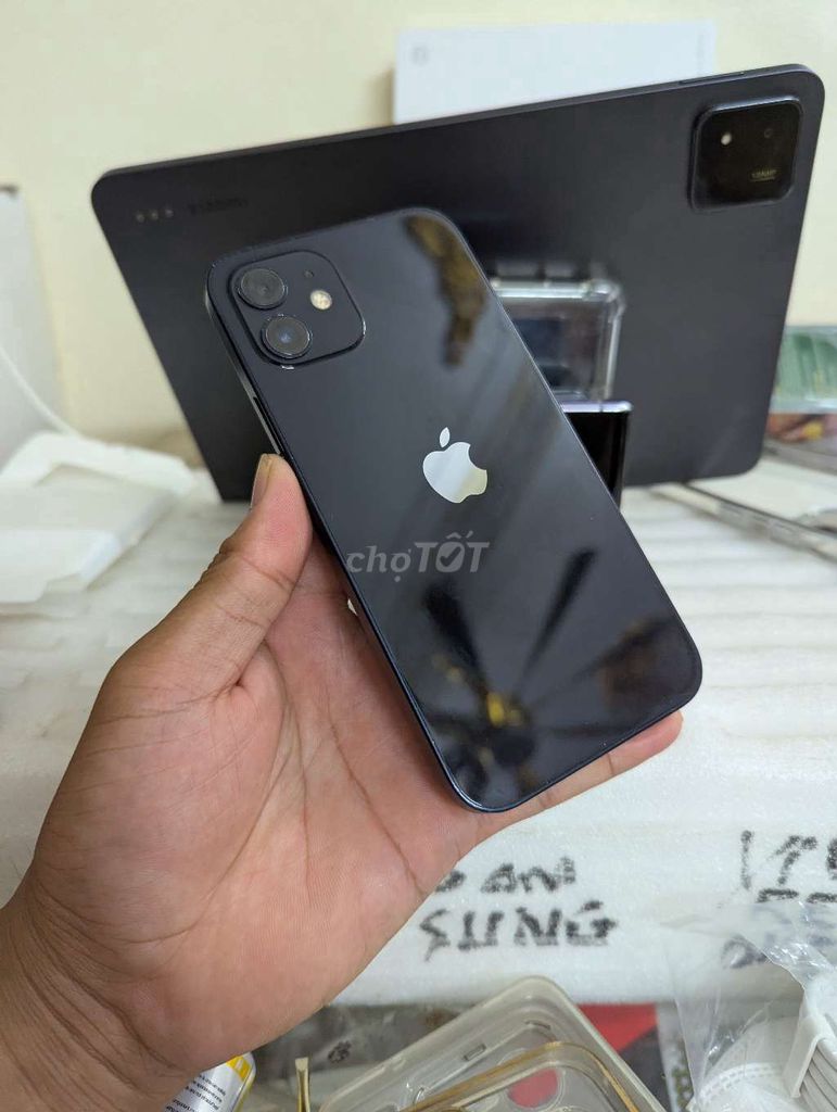 Apple iPhone 12 128GB Đen 2 sim vật lý zin áp. Mua bán Điện thoại tại Thành phố Bắc Ninh Bắc Ninh được đăng bởi thành mobile hình 1
