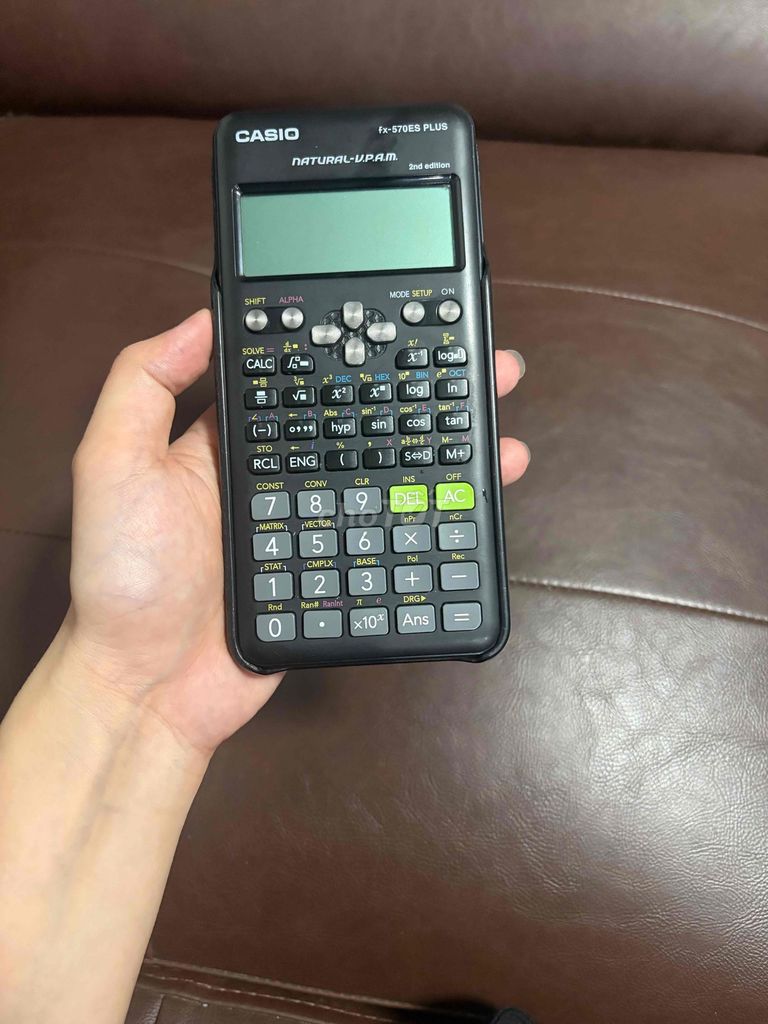 Máy tính Casio fx-570ES PLUS Đen. Mua bán Đồ dùng văn phòng tại Quận Long Biên Hà Nội được đăng bởi Đỉnh Nóc Kịch Trần hình 1