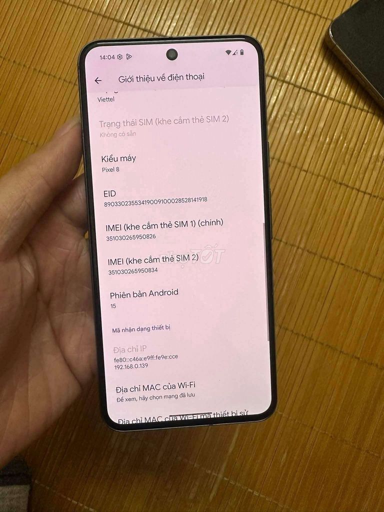 Google Pixel 8 Đen. Mua bán Điện thoại tại Quận Cầu Giấy Hà Nội được đăng bởi Phạm ngọc Hiếu hình 1