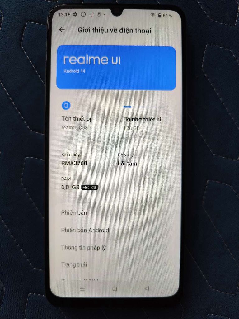 Cần bán Realme C53 màu vàng