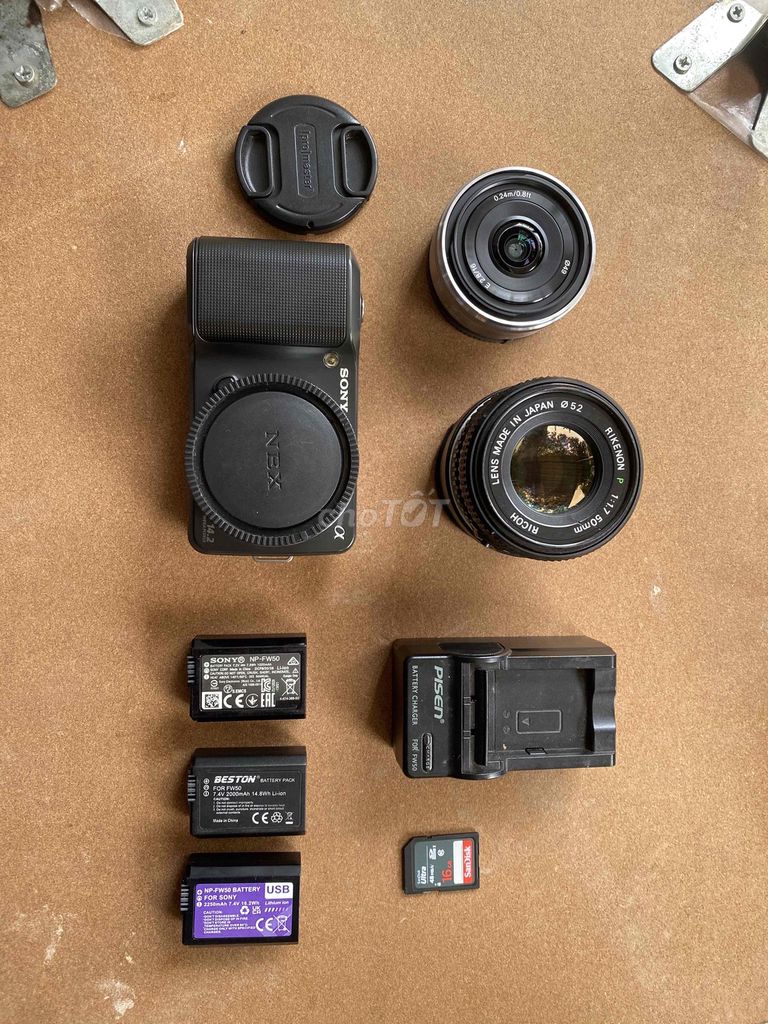 BÁN SONY NEX 3 kèm Sel 16f2.8 , Rico 50f1.7. Mua bán Máy ảnh, Máy quay tại Huyện Củ Chi Tp Hồ Chí Minh được đăng bởi Luân hình 1