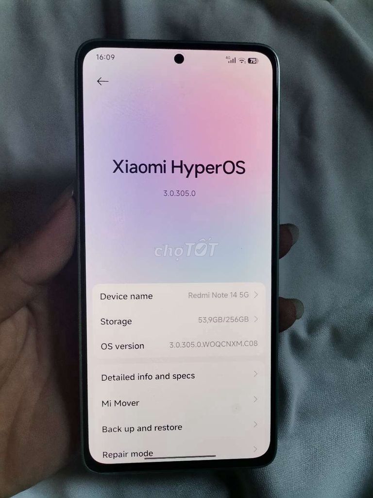 Xiaomi Redmi Note 14 5G 256GB Xanh. Mua bán Điện thoại tại Quận 12 Tp Hồ Chí Minh được đăng bởi nnh hình 1