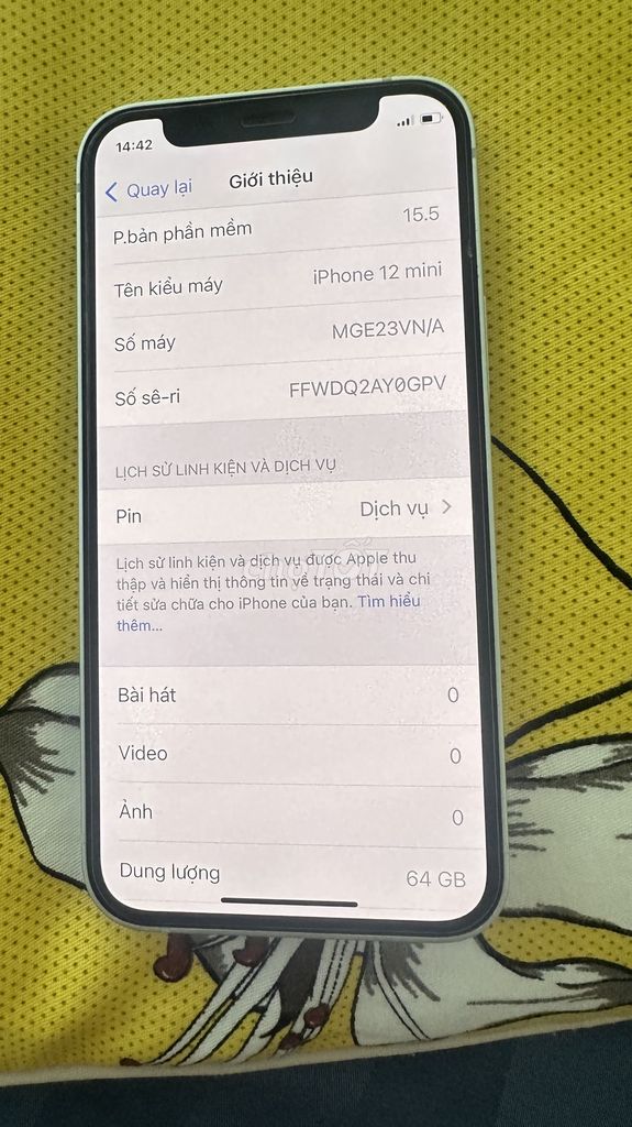 Apple iPhone 12 mini 64GB Xanh lá Đã sử dụng. Mua bán Điện thoại tại Huyện Bình Chánh Tp Hồ Chí Minh được đăng bởi Thuỵ hình 1