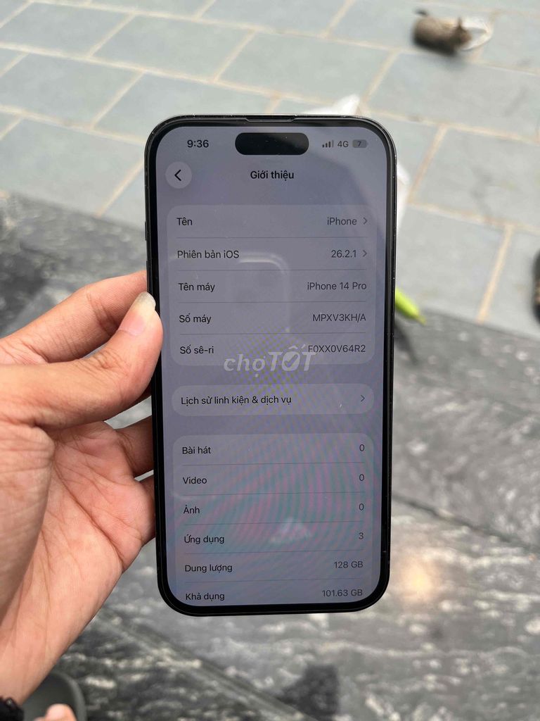 Apple iPhone 14 Pro 128GB Đen. Mua bán Điện thoại tại Quận Long Biên Hà Nội được đăng bởi nam nguyễn hình 1