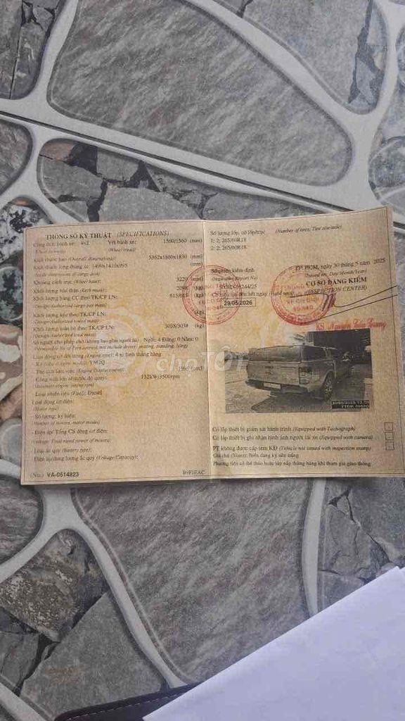 Ford Ranger 2019 Wildtrak 2.0L 4x2 AT - 68000 km. Mua bán Ô tô tại Huyện Hóc Môn Tp Hồ Chí Minh được đăng bởi phan văn nhựt hình 14