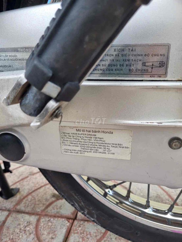 Dream Super 2011. đầu nồi zin. Mua bán Xe máy tại Huyện Tháp Mười Đồng Tháp được đăng bởi Quốc Việt hình 8