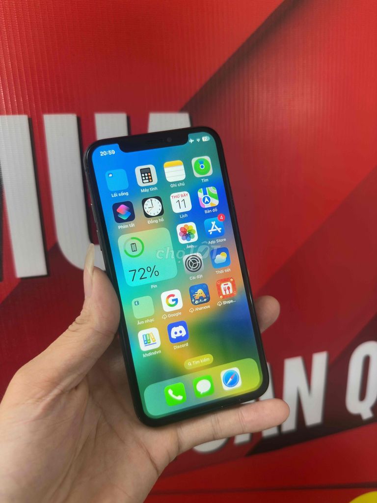 Apple iPhone X 64GB Đen lỗi sim. Mua bán Điện thoại tại Quận Đống Đa Hà Nội được đăng bởi HQ Computer hình 1