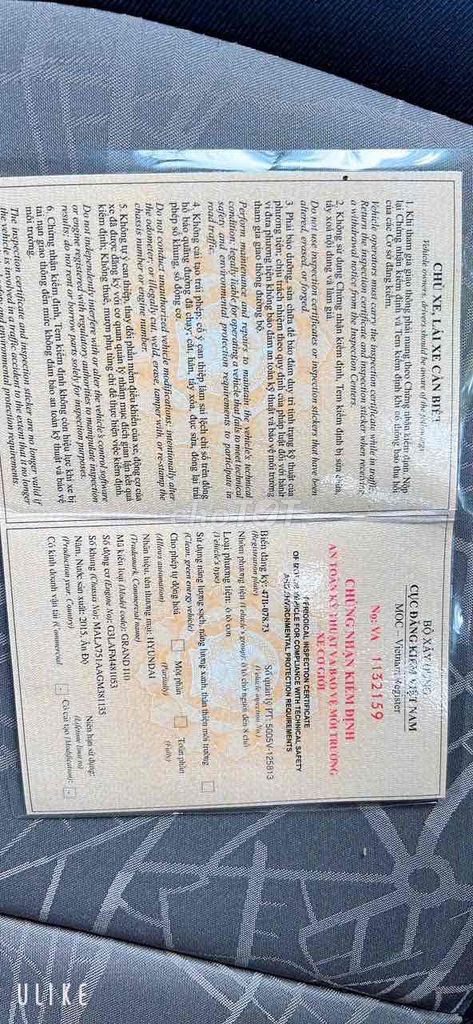 Hyundai Grand i10 2015 1.0 Base - 97000 km. Mua bán Ô tô tại Huyện Cư Kuin Đắk Lắk được đăng bởi Nguyễn Tất Thuận hình 7