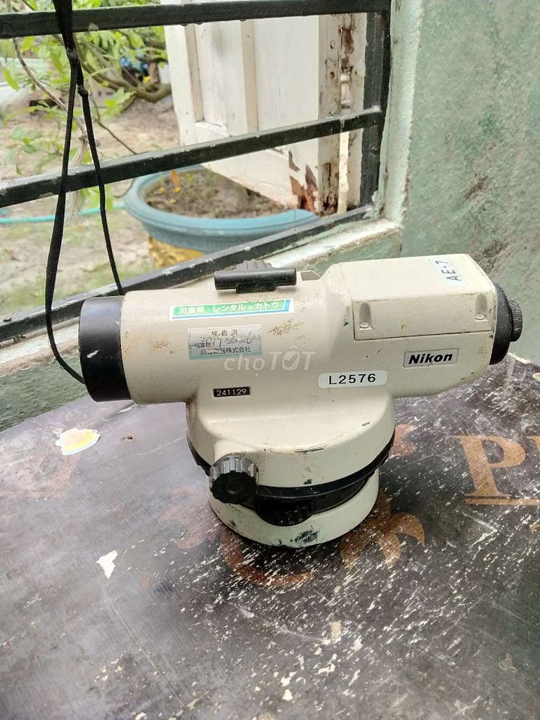 Máy thủy bình Nikon AE-7 Trắng. Mua bán Đồ chuyên dụng, Giống nuôi trồng tại Huyện Núi Thành Quảng Nam được đăng bởi Ngok quy hình 1