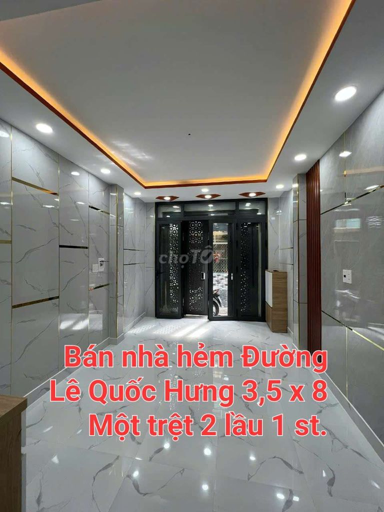 Bán nhà đẹp mặt hẻm đường Lê Quốc Hưng 4,1 tỷ Quận 4.