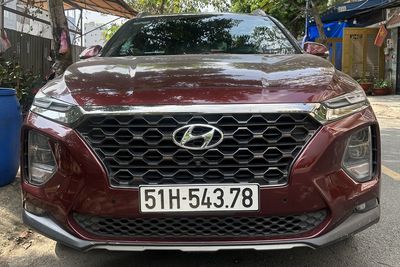 Hyundai SantaFe 2019 Đỏ Xăng Tự động