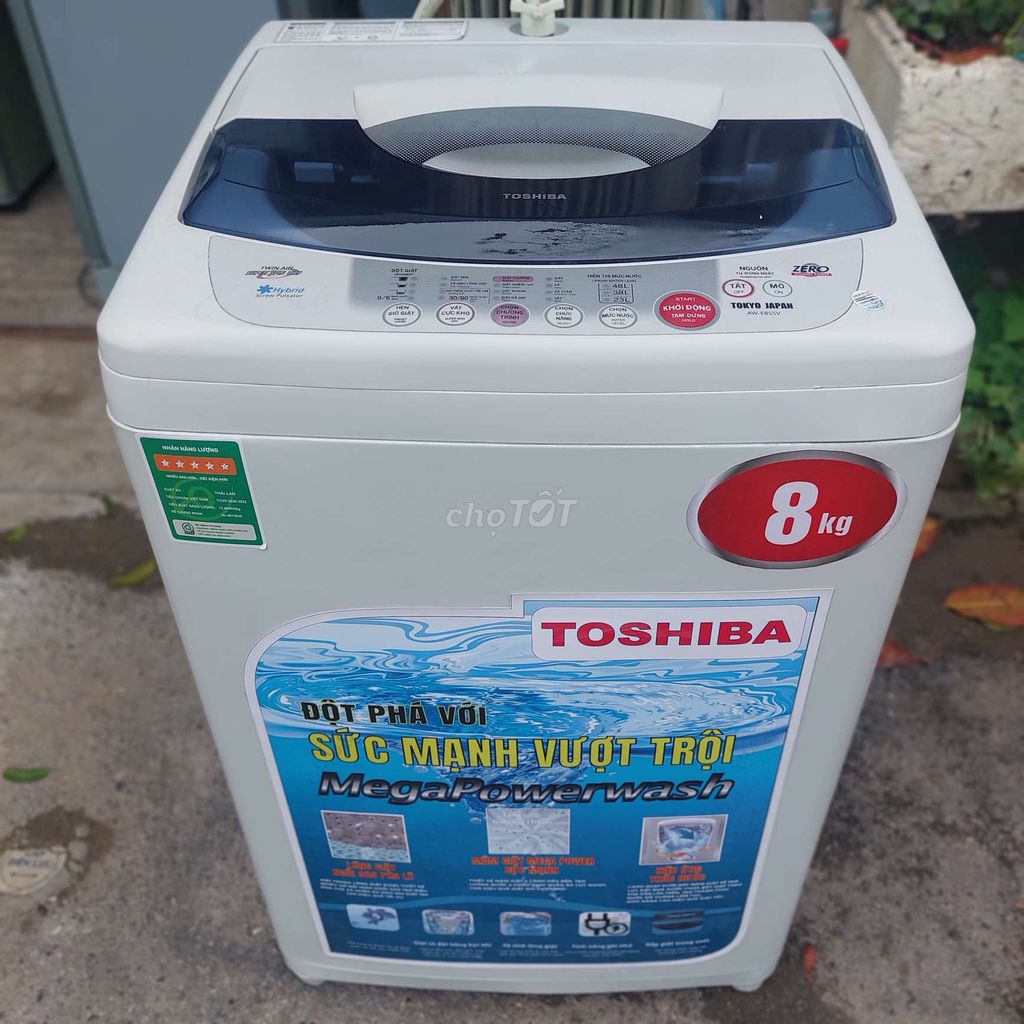 Máy giặt Toshiba 8kg. Mua bán Máy giặt tại Quận Long Biên Hà Nội được đăng bởi Đặng Thị Trang hình 1