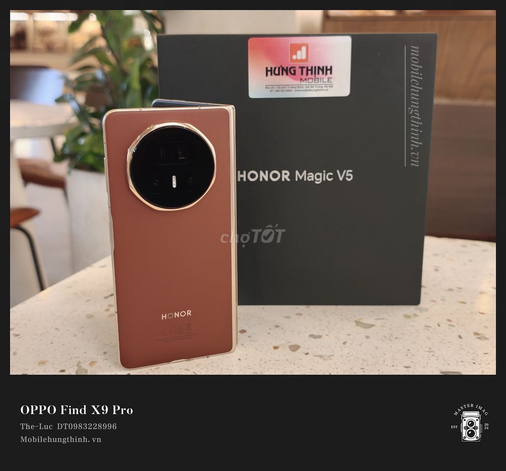 Honor Magic V5 16GB/512GB Đỏ hàng chính hãng FPT. Mua bán Điện thoại tại Quận Hoàng Mai Hà Nội được đăng bởi mobilehungthinh hình 1