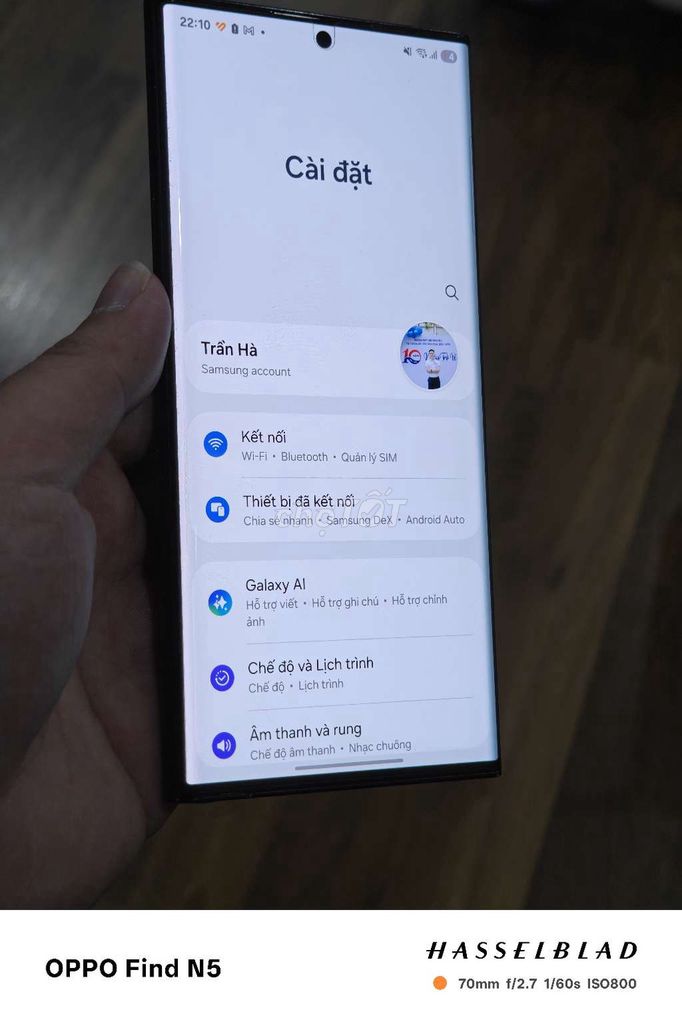 Samsung S22 Ultra 12GB/256GB Xám 98%. Mua bán Điện thoại tại Quận Bắc Từ Liêm Hà Nội được đăng bởi Ha Tran hình 1