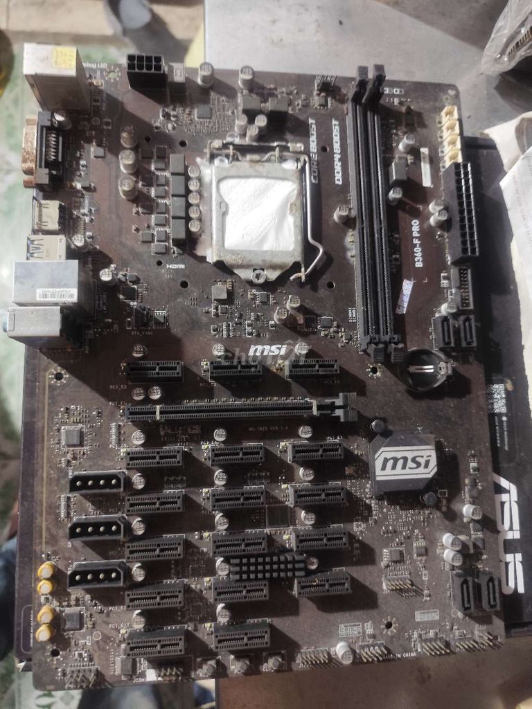 Bo mạch chủ MSI B360-F PRO DDR4. Mua bán Linh kiện (RAM, Card...) tại Quận 1 Tp Hồ Chí Minh được đăng bởi Anh Siêu phụ tùng xe  hình 1