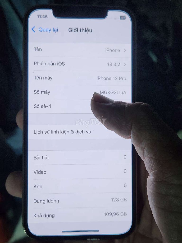 Apple iPhone 12 Pro 128GB Đã qua sử dụng. Mua bán Điện thoại tại Quận Bình Thạnh Tp Hồ Chí Minh được đăng bởi tùng  hình 1