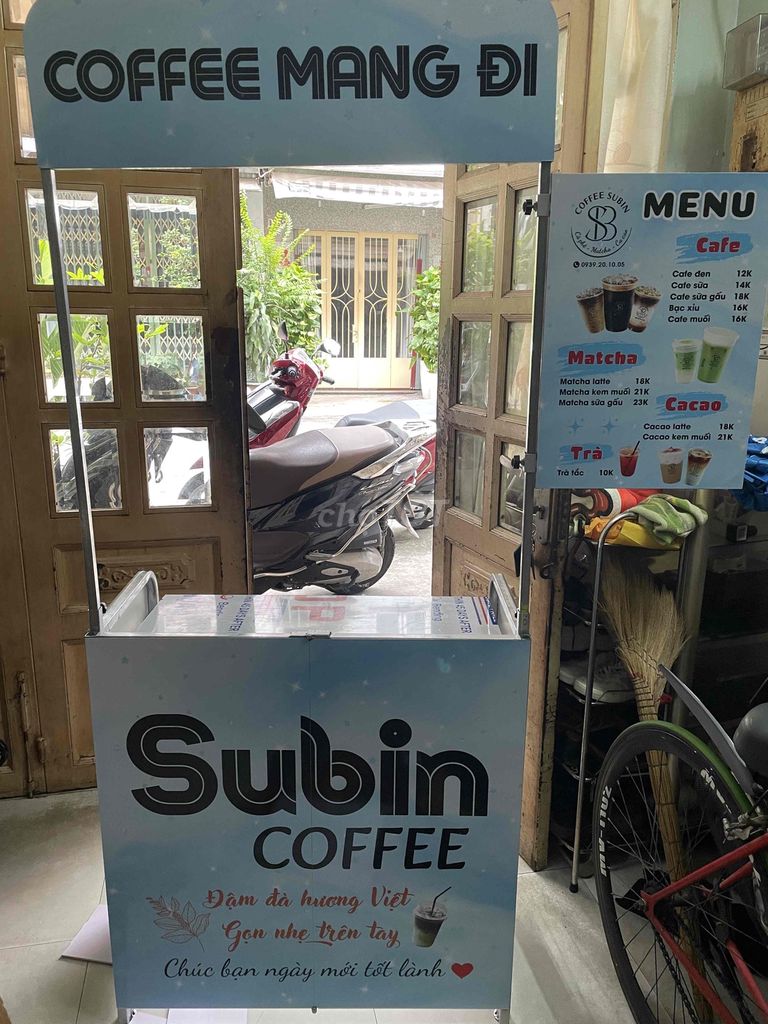 xe cà phê gấp gọn còn mới chưa sử dụng. Mua bán Phương tiện khác tại Quận 4 Tp Hồ Chí Minh được đăng bởi Trần Thụy Tuyết Mai hình 2