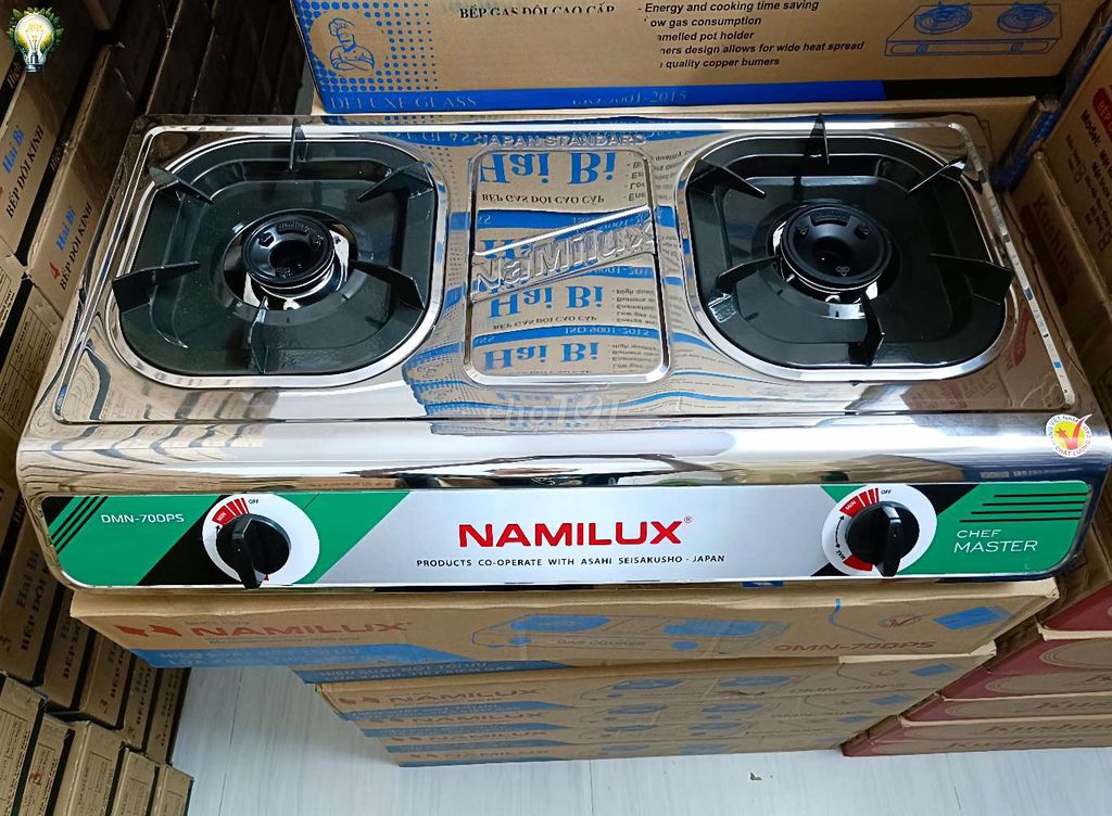 Bếp gas đôi Namilux DMN-70DPS. Mua bán Bếp, lò, đồ điện nhà bếp tại Thành phố Rạch Giá Kiên Giang được đăng bởi Nhã Đan hình 1