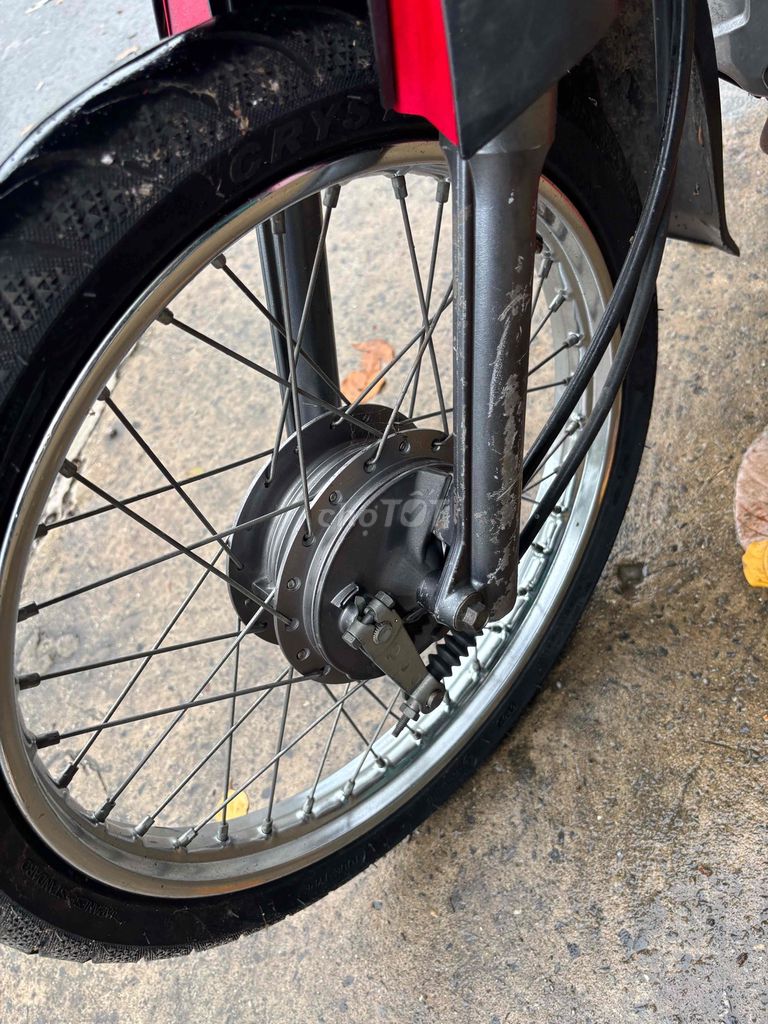 Yamaha Sirius màu Đỏ. Mua bán Xe máy tại Thị xã Bến Cát Bình Dương được đăng bởi xe máy trả góp tín nghĩa  hình 2