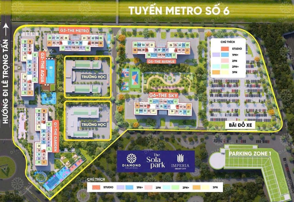 Bán gấp căn 2PN-55m-3.35 the SOla Park Vinhomes Smart City