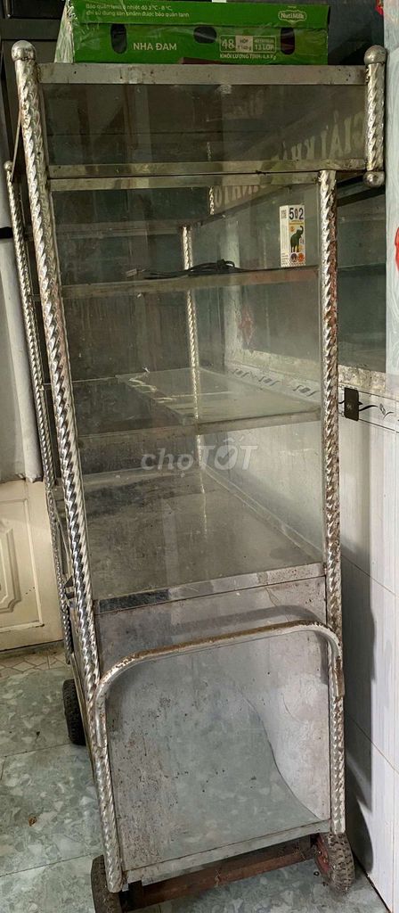 Tủ trưng bày Kính Inox Bạc. Mua bán Đồ chuyên dụng, Giống nuôi trồng tại Thị xã Tân Uyên Bình Dương được đăng bởi Ngọc  hình 1