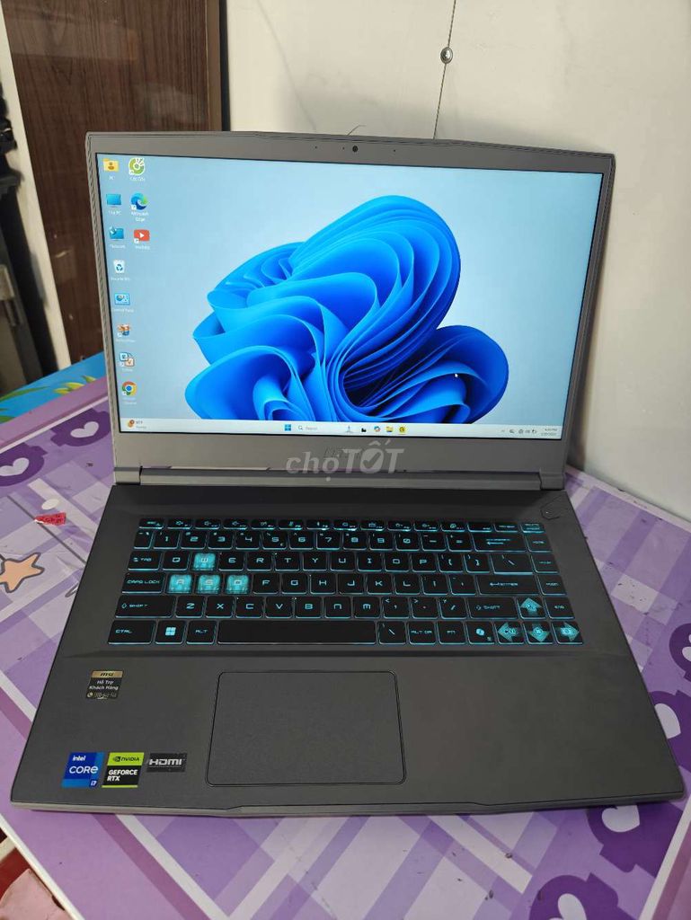 MSI Thin 15 i7-13620H/16G/512G/RTX 3050/144Hz keng. Mua bán Laptop tại Quận 12 Tp Hồ Chí Minh được đăng bởi Cầm Đồ Thanh Lý hình 1