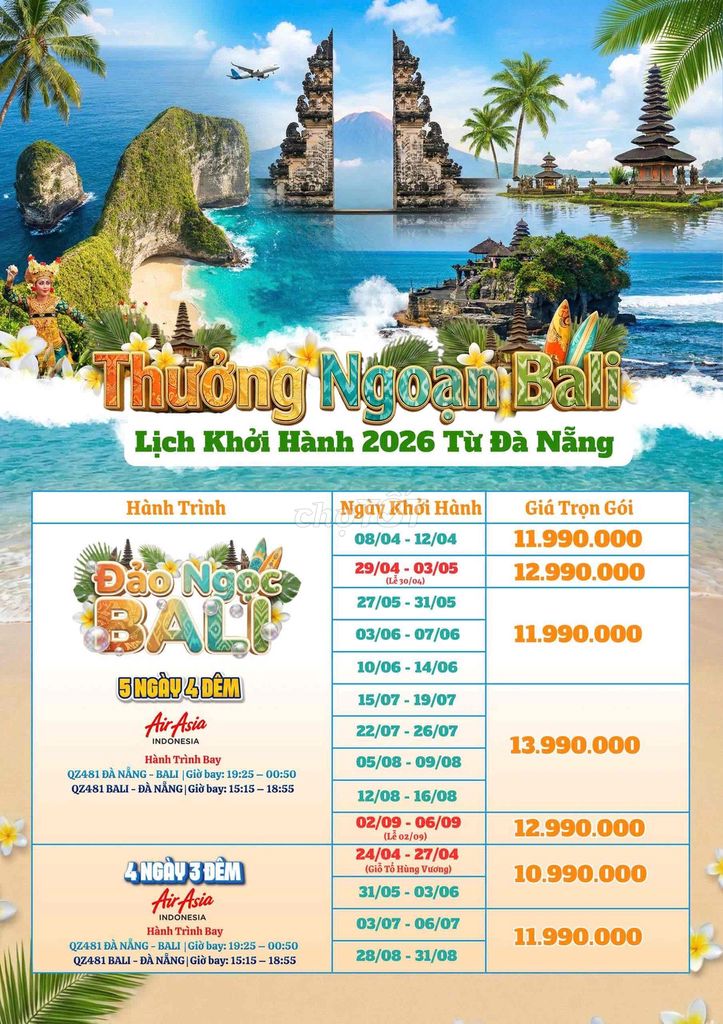 Tour du lịch Bali, Indonesia. Du lịch tại Quận Hải Châu Đà Nẵng được đăng bởi Đỗ Tùng hình 1