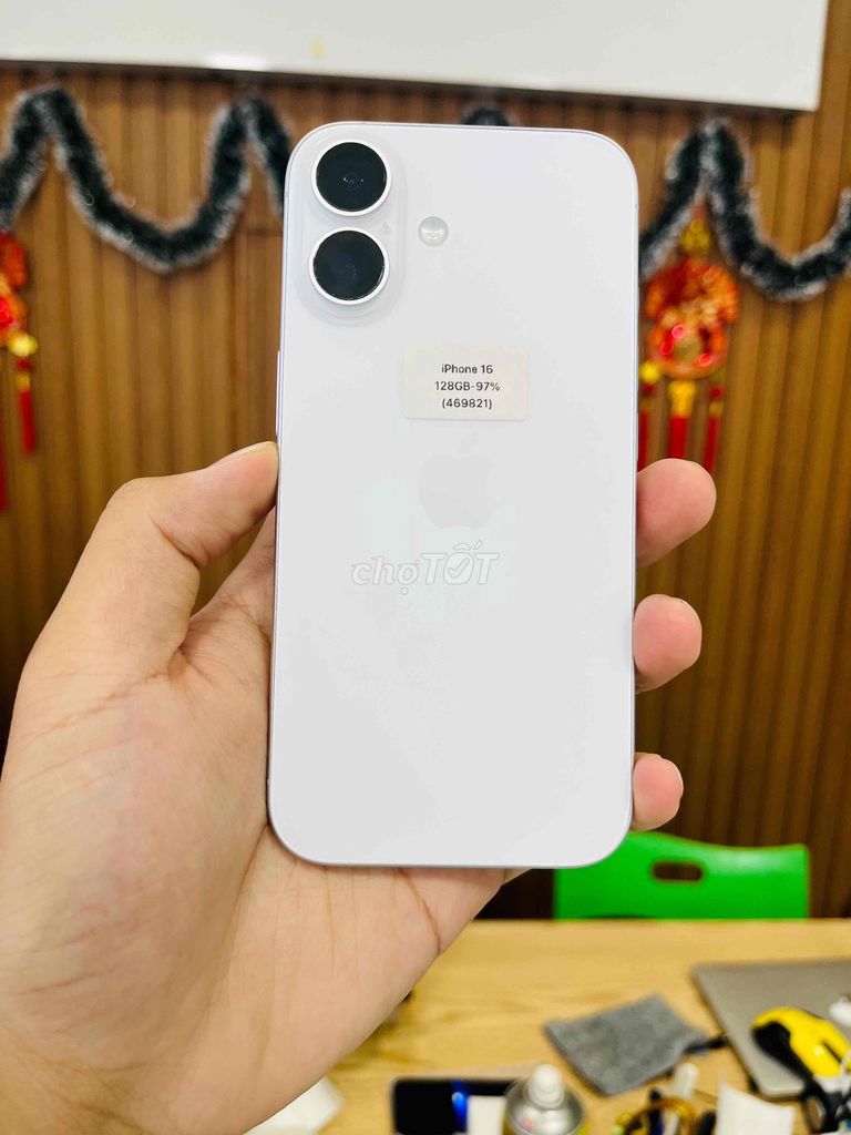 Apple iPhone 16 128GB Trắng. Mua bán Điện thoại tại Quận Ngô Quyền Hải Phòng được đăng bởi lê thanh thuỷ hình 1