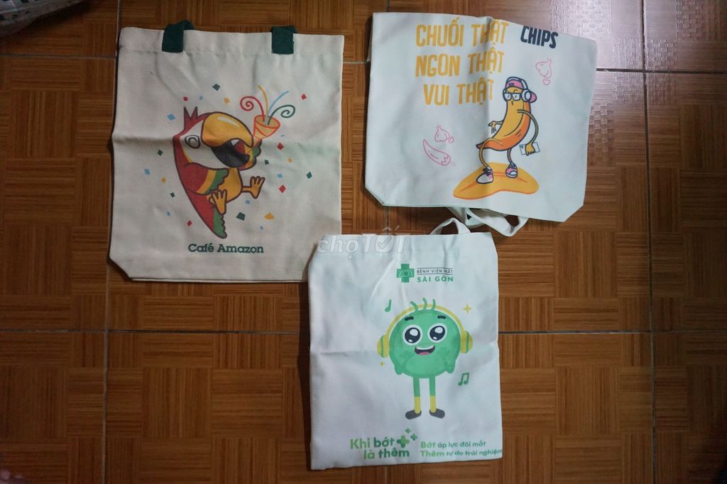 Túi tote vải canvas đơn giản - Mới 99%. Mua bán Túi xách tại Quận Hải Châu Đà Nẵng được đăng bởi Phong hình 1