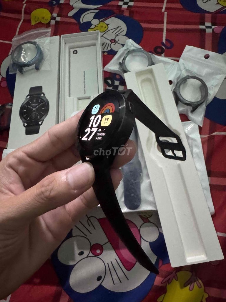 Xiaomi Watch S3 Đen tặng loa blutool và phụ kiện. Mua bán Thiết bị đeo thông minh tại Thị xã Tân Uyên Bình Dương được đăng bởi Ngọc Huy hình 1