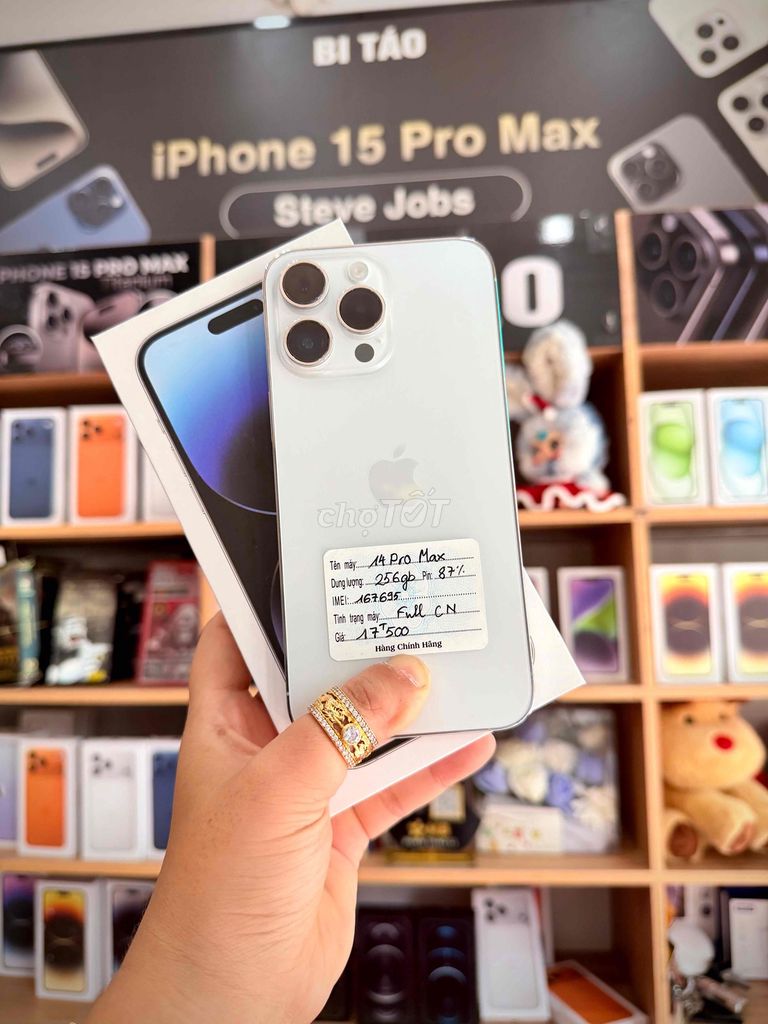 Apple iPhone 14 Pro Max 256GB Bạc. Mua bán Điện thoại tại Thành phố Long Xuyên An Giang được đăng bởi Bi Táo Store hình 1
