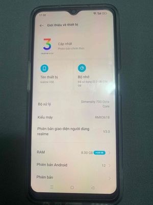 Realme V30 12GB/256GB Dimensity 700