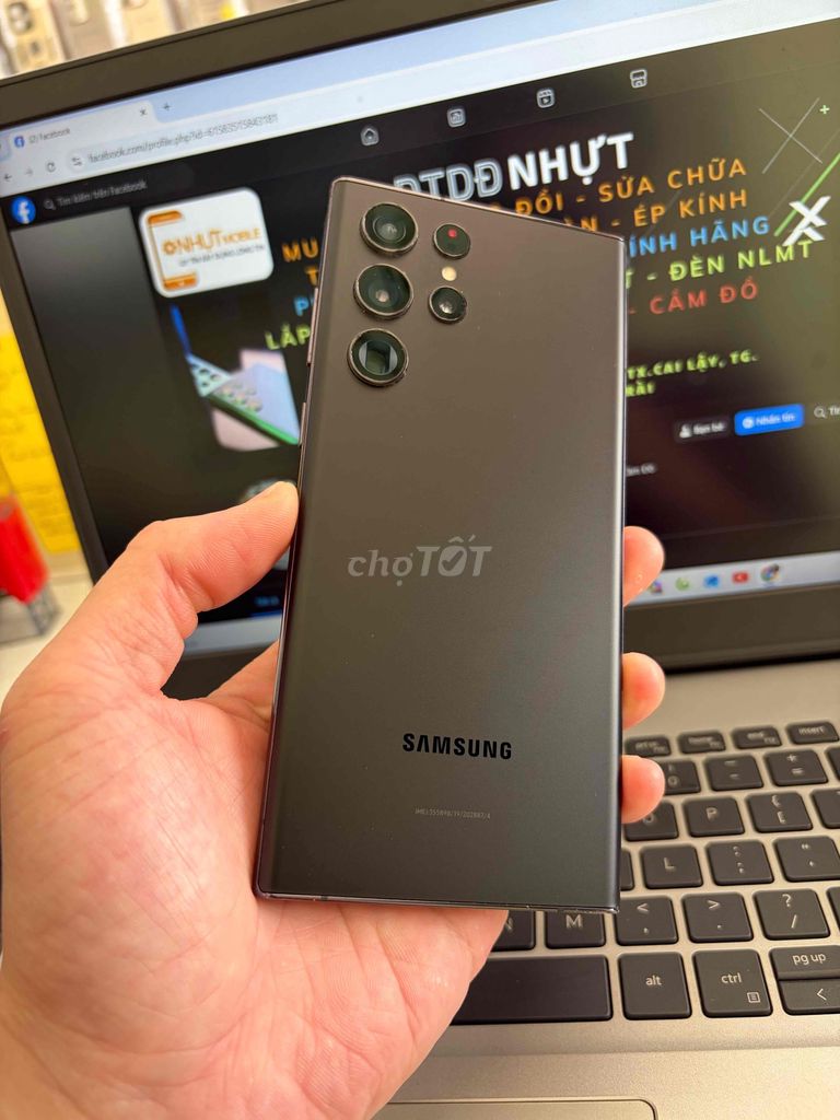 Samsung S22 Ultra 12/256Gb Đen - Siêu đẹp. Mua bán Điện thoại tại Thị xã Cai Lậy Tiền Giang được đăng bởi Nhựt Nguyễn hình 1