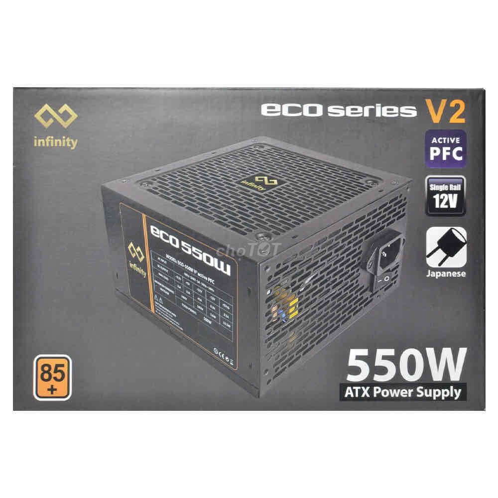 NGUỒN INFINITY 550W ( NEW -ĐỔI BẢO HÀNH ). Mua bán Linh kiện (RAM, Card...) tại Huyện Đức Hòa Long An được đăng bởi QV computer  LK giá rẻ Đức hòa hình 1