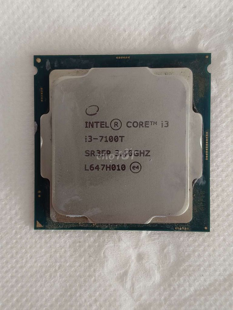CPU Intel Core i3-7100T 3.40GHz Văn phòng. Mua bán Linh kiện (RAM, Card...) tại Quận 12 Tp Hồ Chí Minh được đăng bởi Việt hình 1