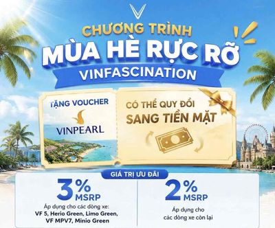 Xe điện VinFast Limo Green Ưu Đãi SHOCK