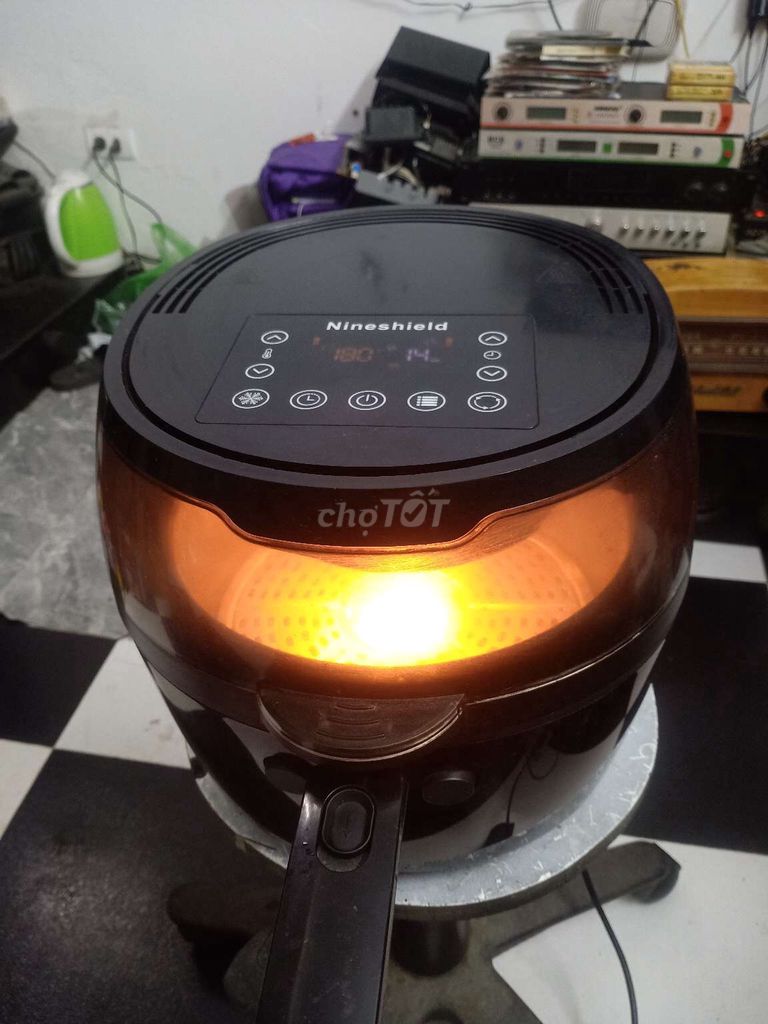Nồi chiên không dầu Nineshield KB-6001 Đen. Mua bán Bếp, lò, đồ điện nhà bếp tại Quận Tây Hồ Hà Nội được đăng bởi phạm tiên hình 1