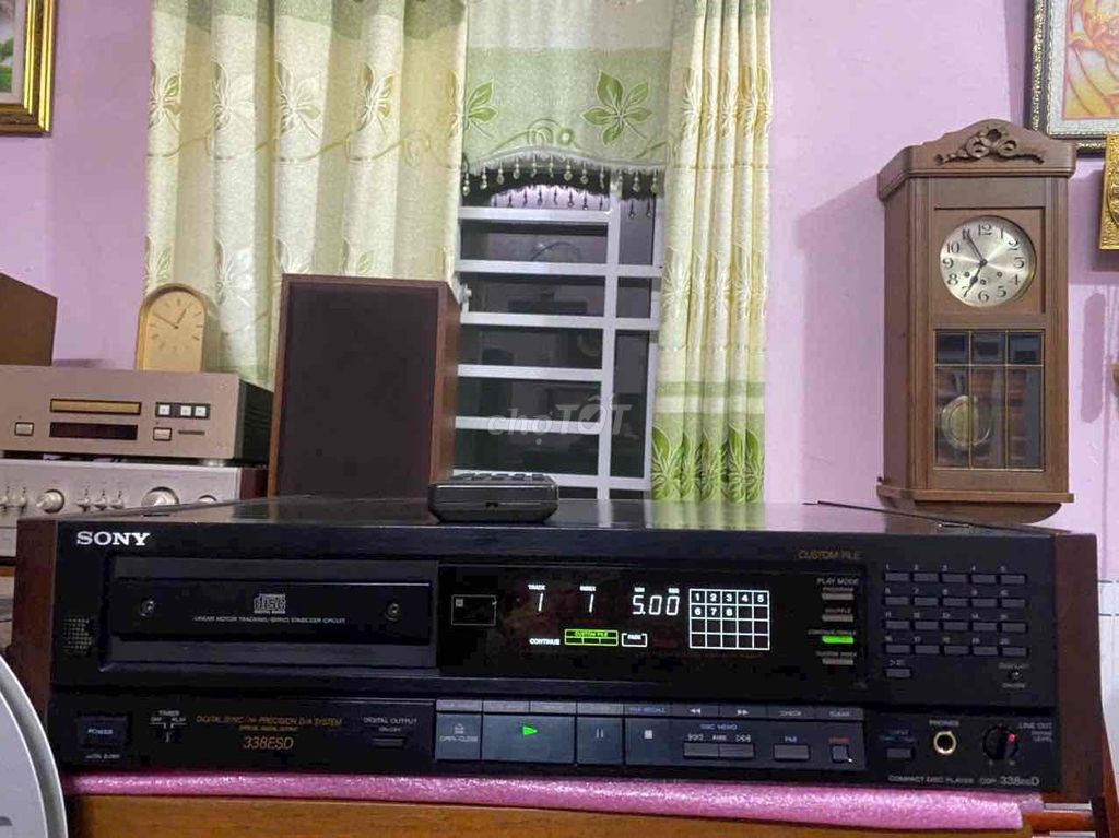 Đầu đĩa CD Sony CDP-338ESD Đen. Mua bán Tivi, Âm thanh tại Quận Cái Răng Cần Thơ được đăng bởi ĐUC HOÀNG hình 1